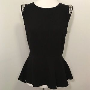 Guess High Low Peplum Top. Size XS